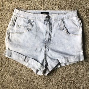EVERYTHING MUST GO BDG Pinstripe High Waist Shorts